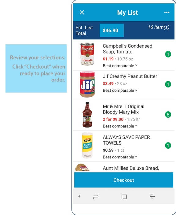 Grocery App Process 6
