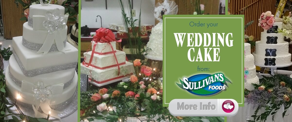 Order Your Wedding Cake from Sullivan's Foods