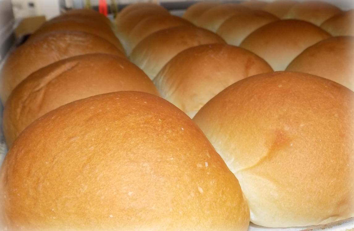 A photo of many round bread