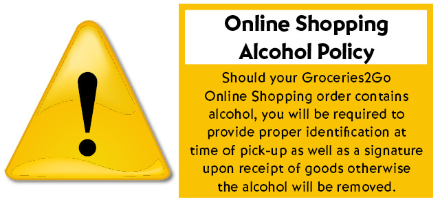 Must be 21 to pick up online shopping orders containing alcohol