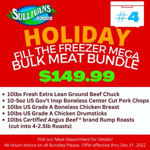 Sullivan's Foods Holiday Fill the Freezer Meat Bundle
