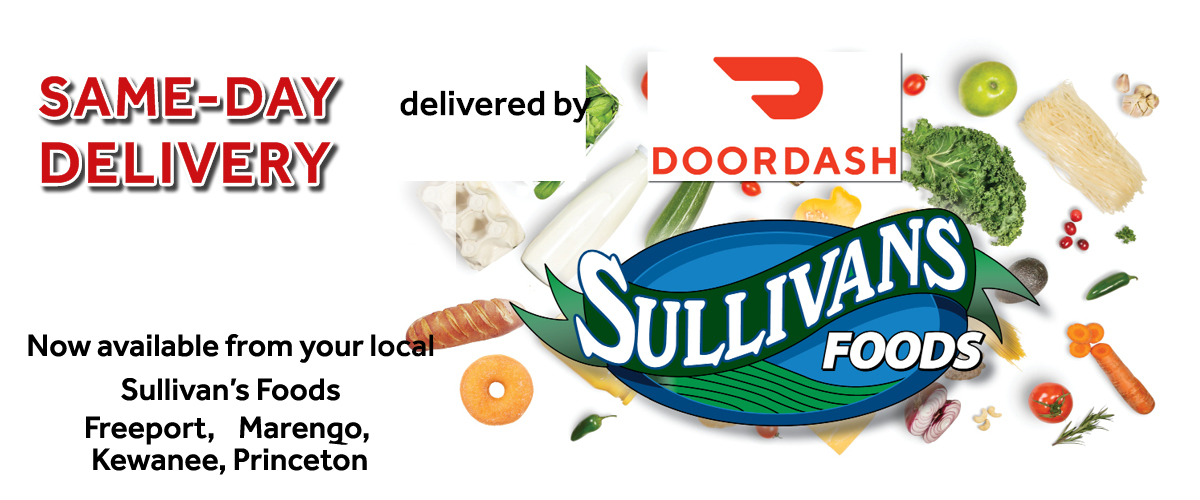 Sullivan's Foods offers DoorDash Delivery