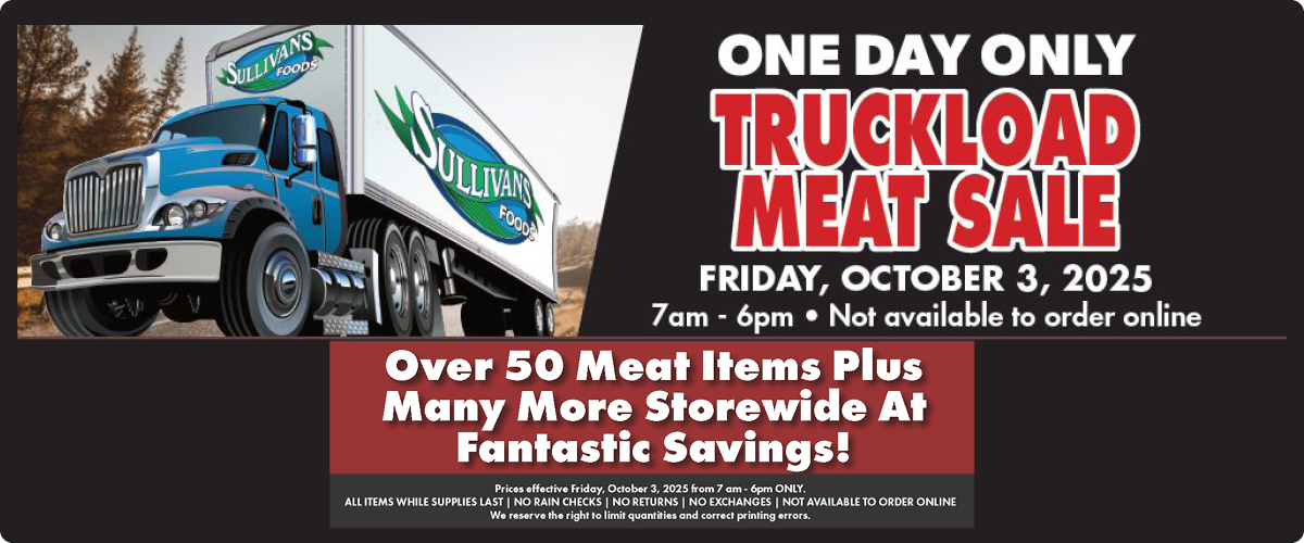 Sullivans Foods Truckload Meat Sale Intro