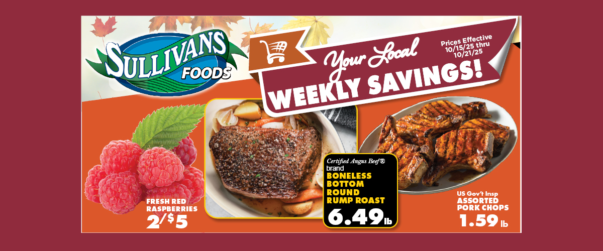 Sullivans Foods Weekly Ad 10/15/25 - 10/21/25