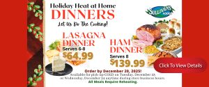 Sullivans Foods Holiday Dinners 2025
