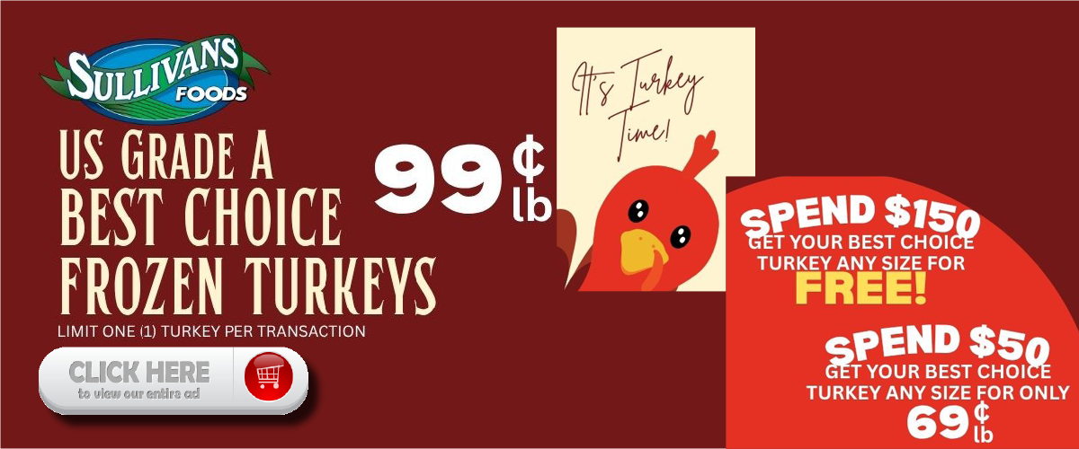 Sullivans Foods Weekly Ad 11/5/25 - 11/11/25