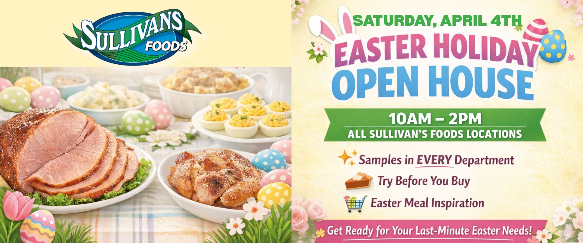 Sullivans Foods Open House 4/4/26