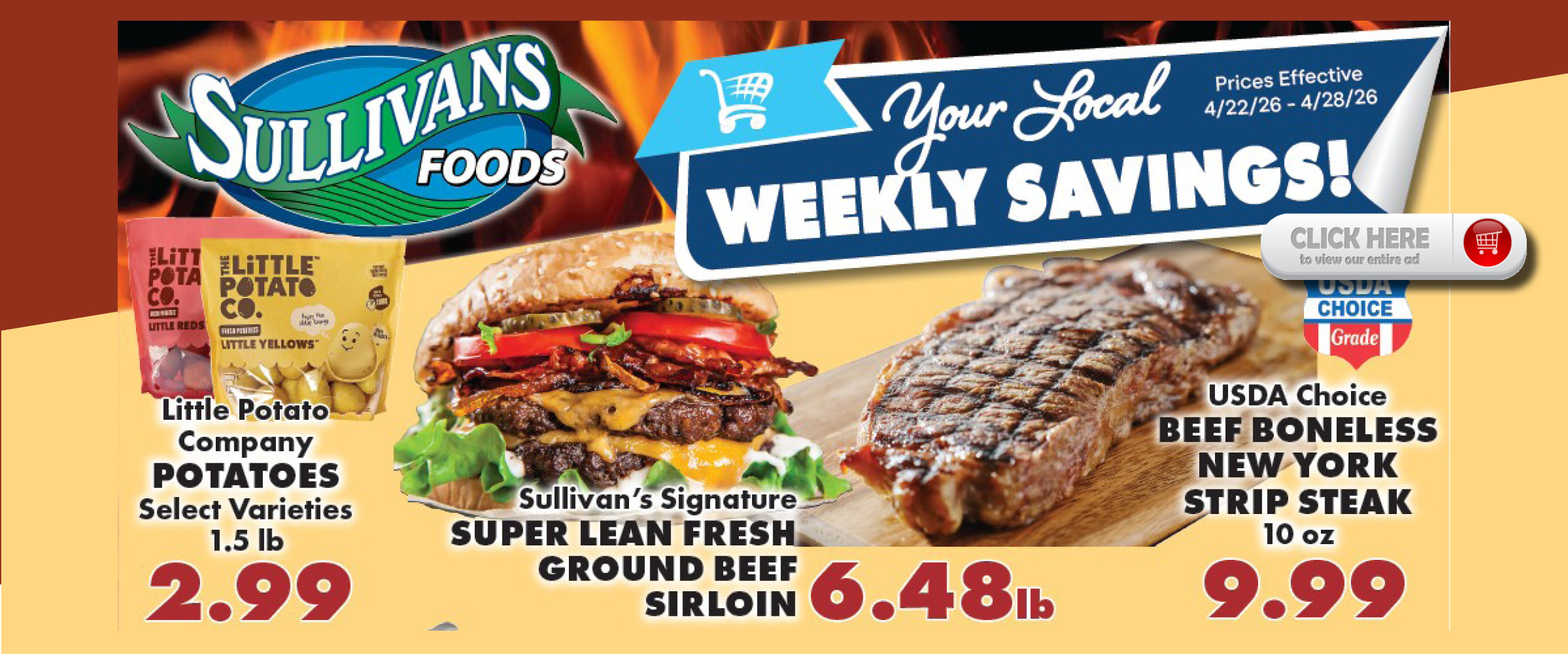 Sullivans Foods Weekly Ad 4/22/26 - 4/28/26