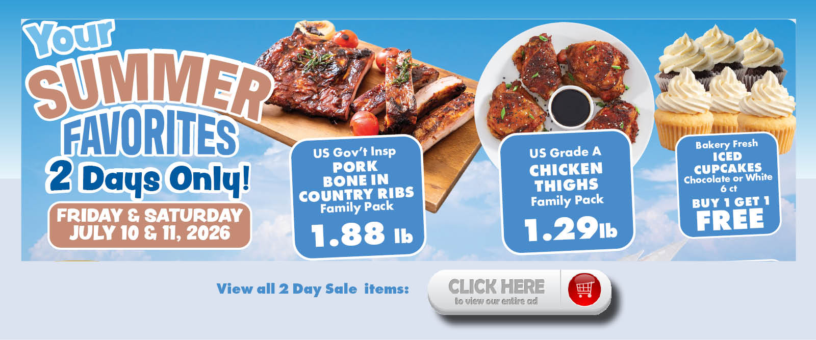 Sullivans Foods 2 Day Saly 7/10/26 - 7/11/26