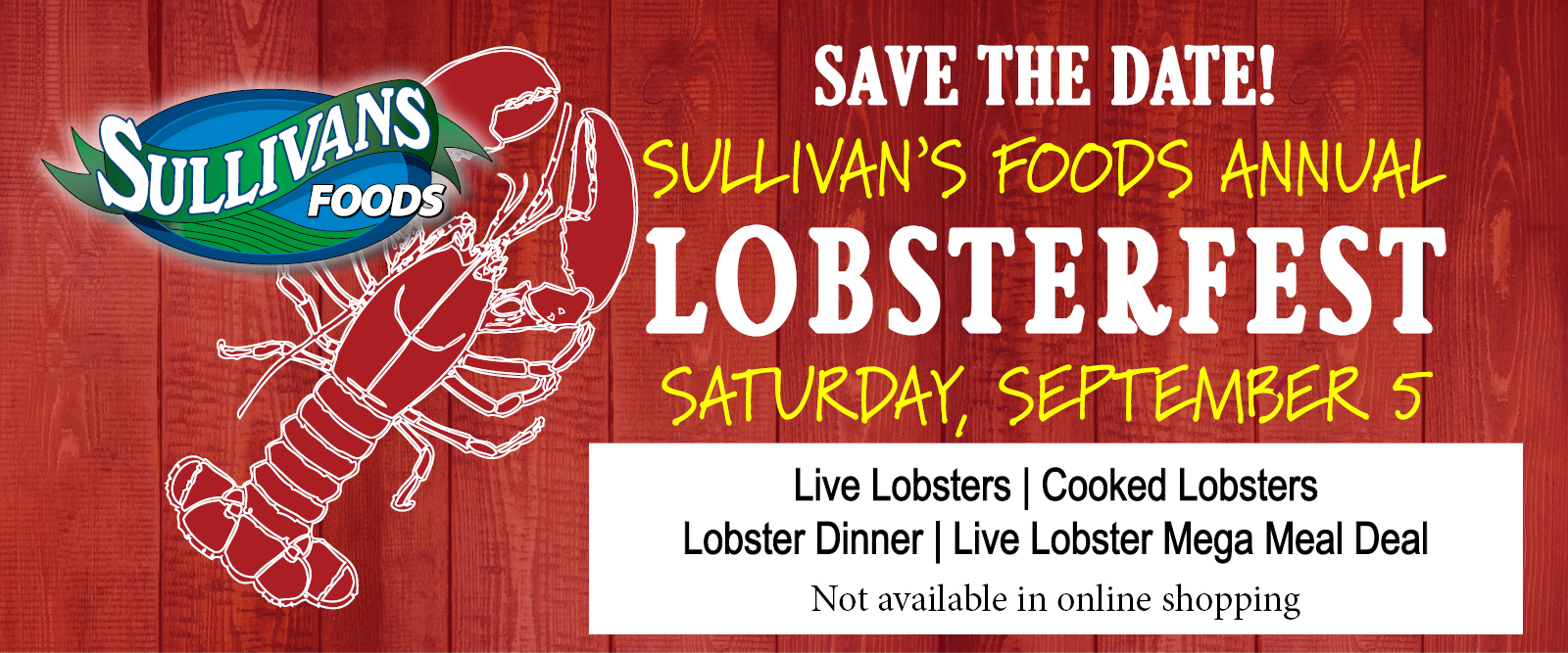 Sullivans Foods Lobsterfest Intro 2026