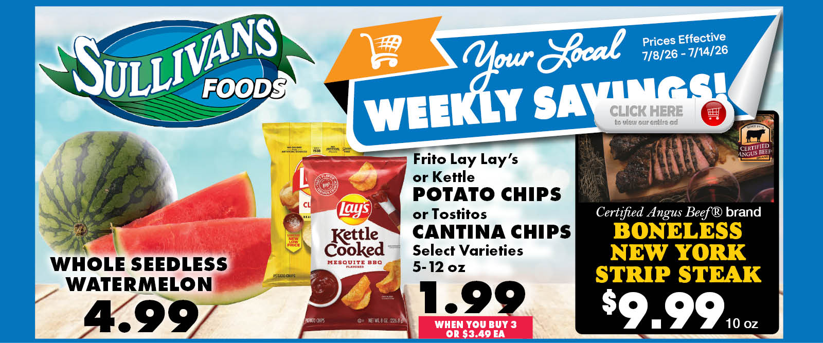 Sullivans Foods Weekly Ad 7/8/26 - 7/14/26