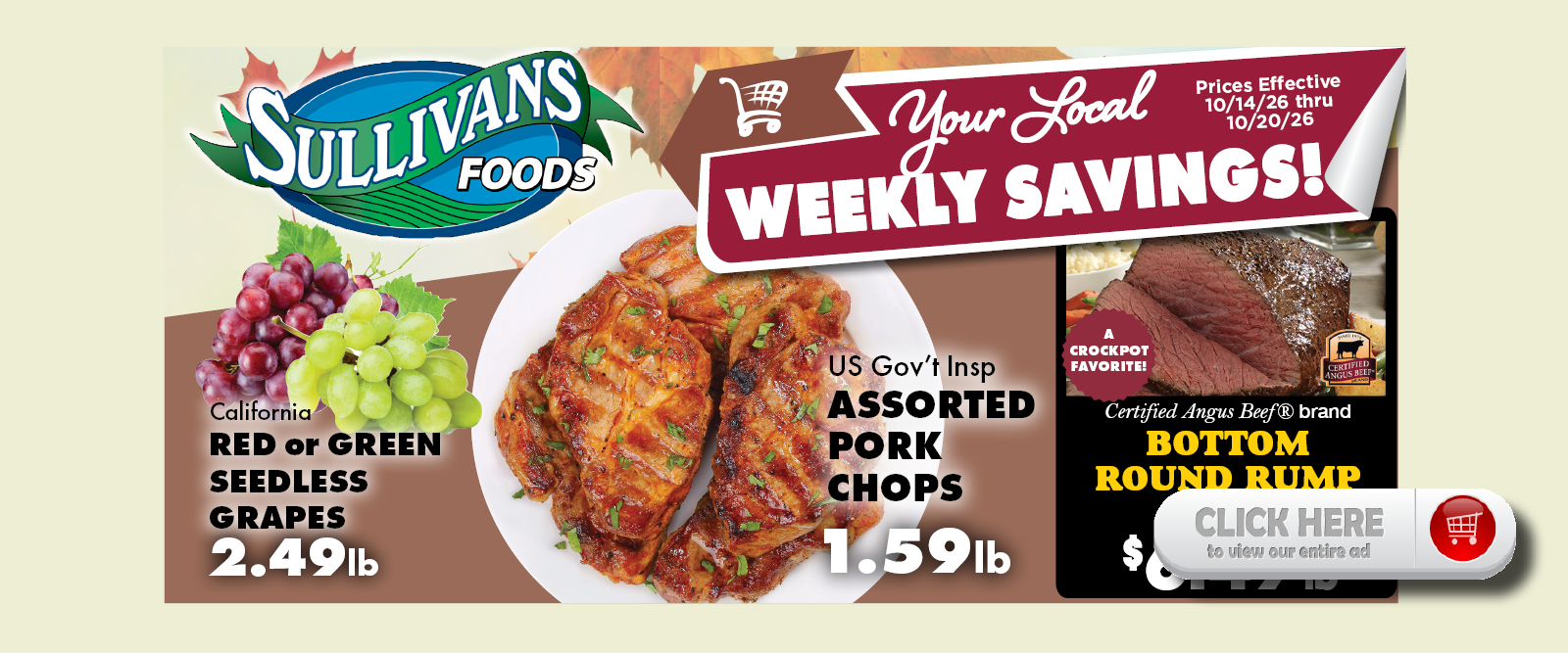 Sullivans Foods Weekly Ad 10/14/26-10/20/26